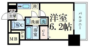 エスリード松屋町グレイスの物件間取画像